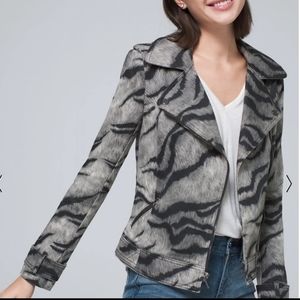 NWT White House Black Market Moto Jacket Size 4